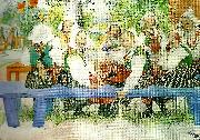 Carl Larsson kerstis fodelsedag painting